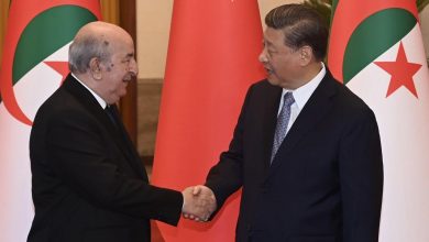 الرئيس الجزائري عبد المجيد تبون يتلقى تهنئة نظيره الصيني