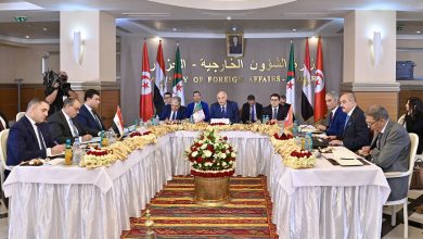 اجتماع وزراء خارجية الجزائر وتونس ومصر في إطار آلية دول الجوار الثلاثية