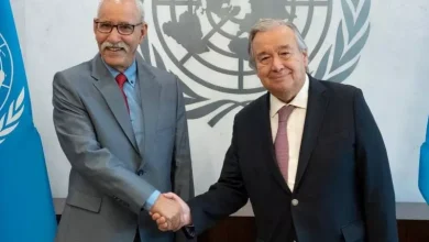 ابراهيم غالي وأنطونيو غوتيريش