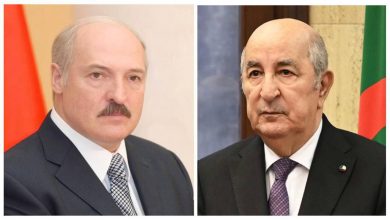 الرئيس الجزائري يتلقى تهنئة من رئيس بيلاروسيا