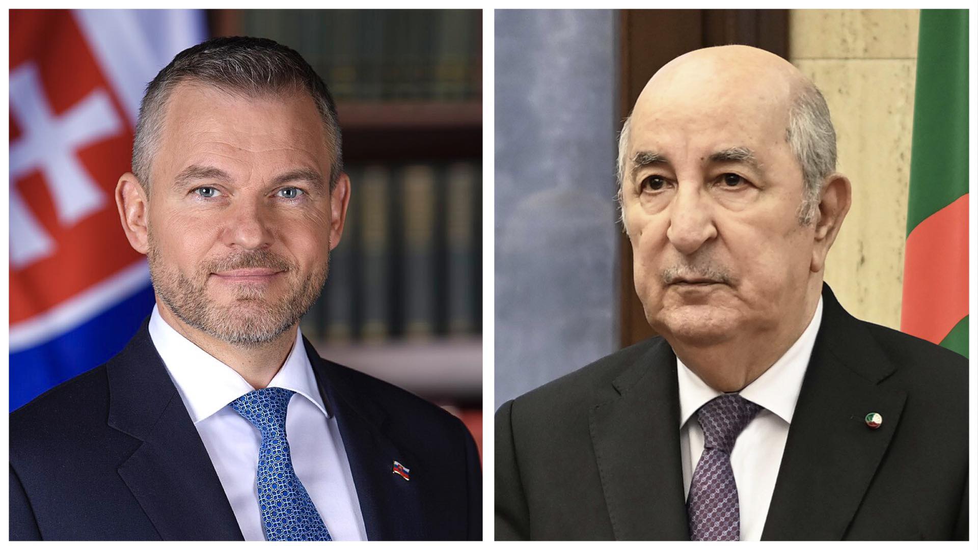 الرئيس الجزائري يتلقى تهنئة رئيس سلوفاكيا بمناسبة عيد الثورة