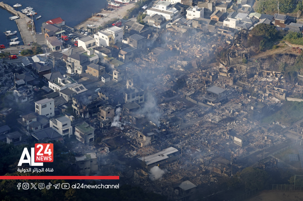 Japon incendie géant