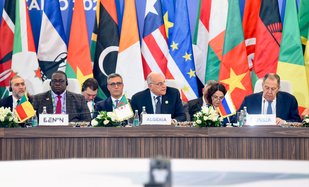 وزير الدولة وزير الخارجية الجزائري يشارك في منتدى الشراكة الإفريقية- الروسية