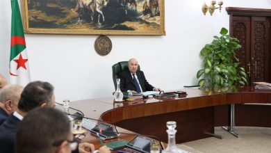 الرئيس الجزائري عبد المجيد تبون