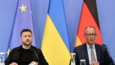 فريدريش ميرتس وفولوديمير زيلينسكي