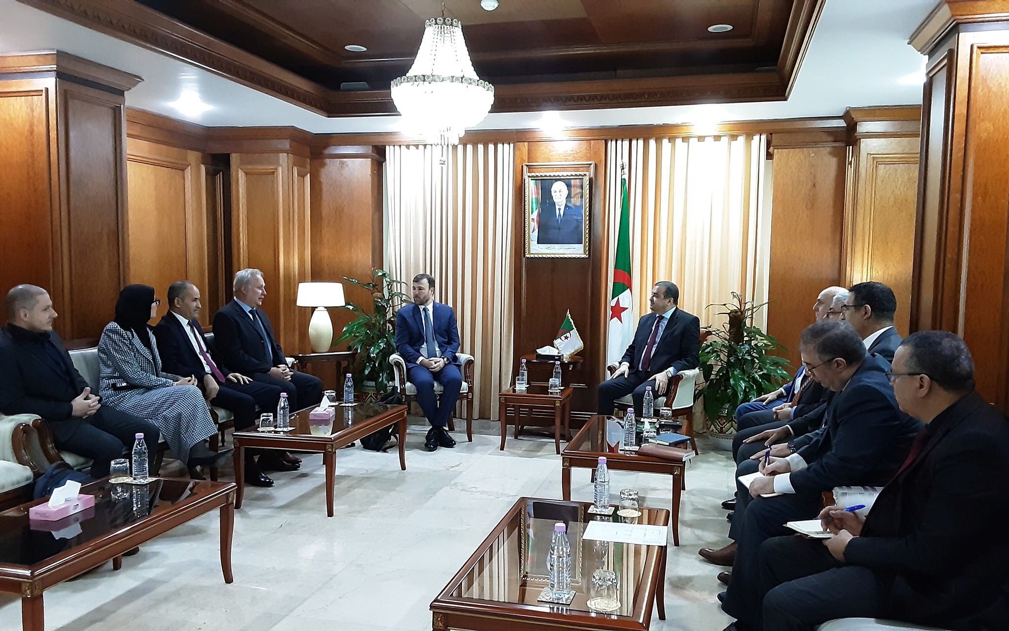 محمد عرقاب يستقبل وفدا عن شركة "WEG" البرازيلية