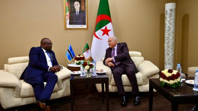 الجزائر وبوتسوانا تتفقان على إرساء أطر للارتقاء بالتعاون الثنائي