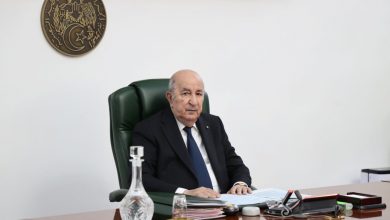 الرئيس الجزائري عبد المجيد تبون