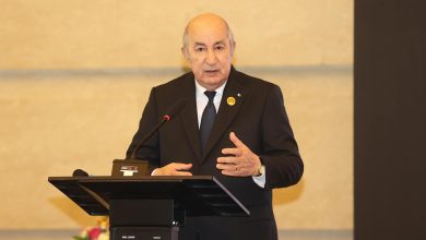 الرئيس الجزائري عبد المجيد تبون