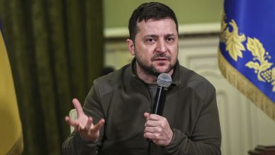 الرئيس الأوكراني فولوديمير زيلينسكي