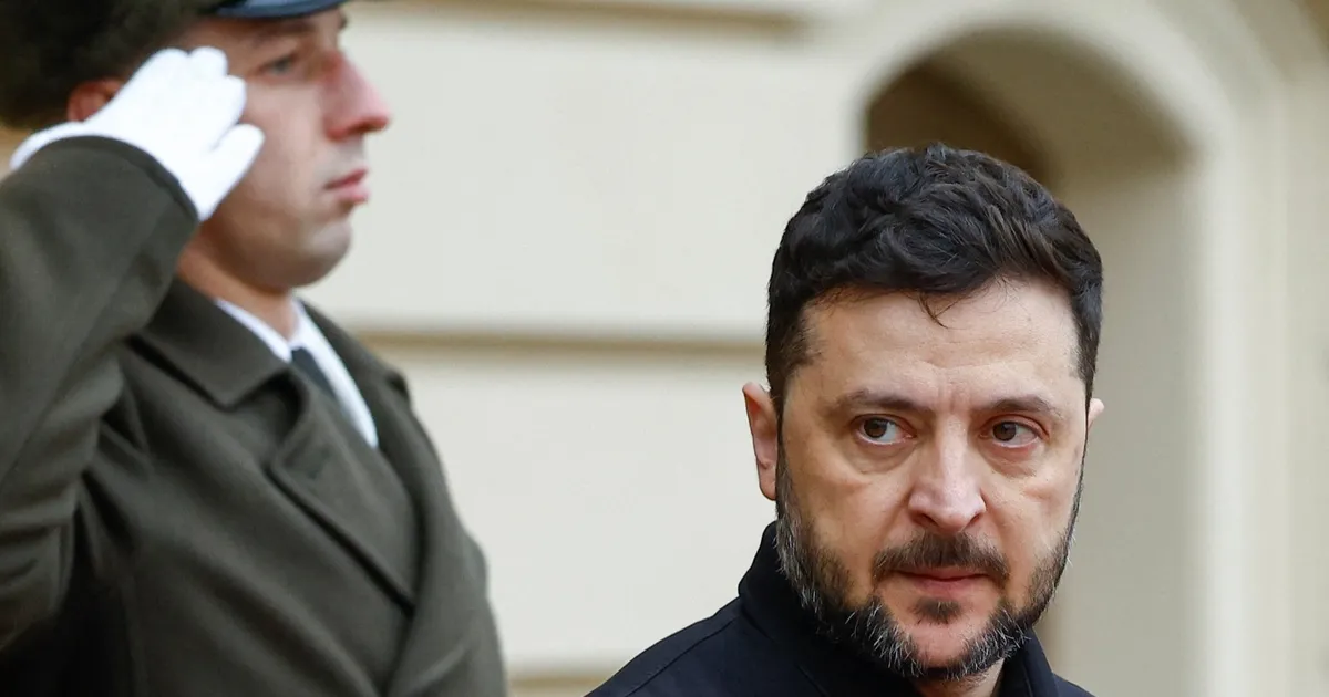 الرئيس الأوكراني فولوديمير زيلينسكي