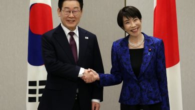 محادثات قمة بين ساناي تاكاياتشي ولي جيه ميونغ