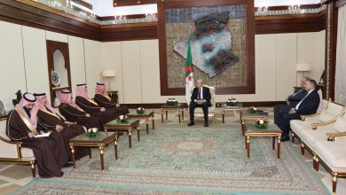 الرئيس الجزائري يعقد جلسة موسعة مع وزير الداخلية السعودي