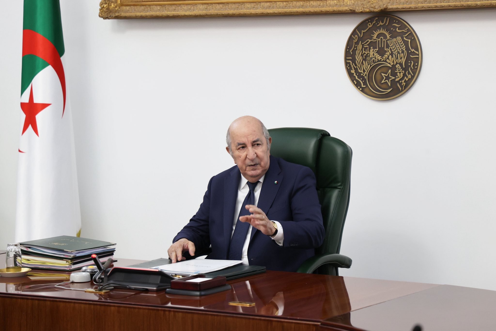 الرئيس الجزائري عبد المجيد تبون