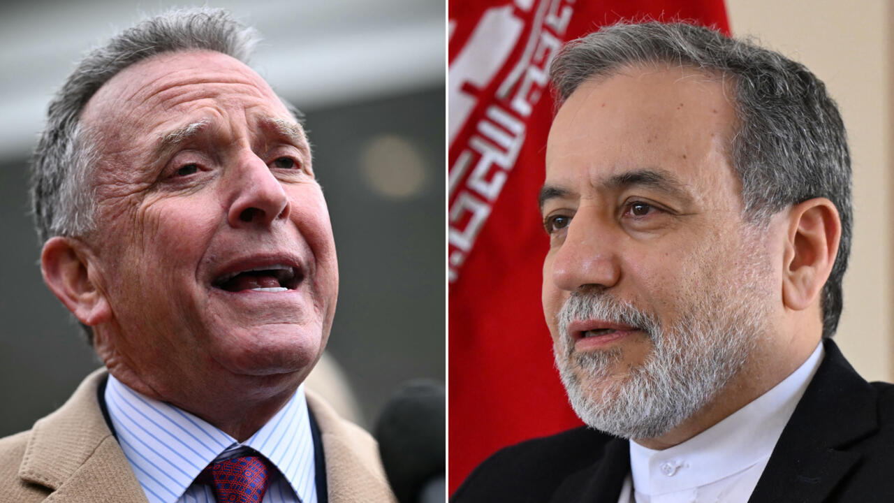 وزير الخارجية الإيراني عباس عراقجي والمبعوث الأمريكي ستيف ويتكوف