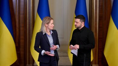 كايا كالاس وفولوديمير زيلينسكي