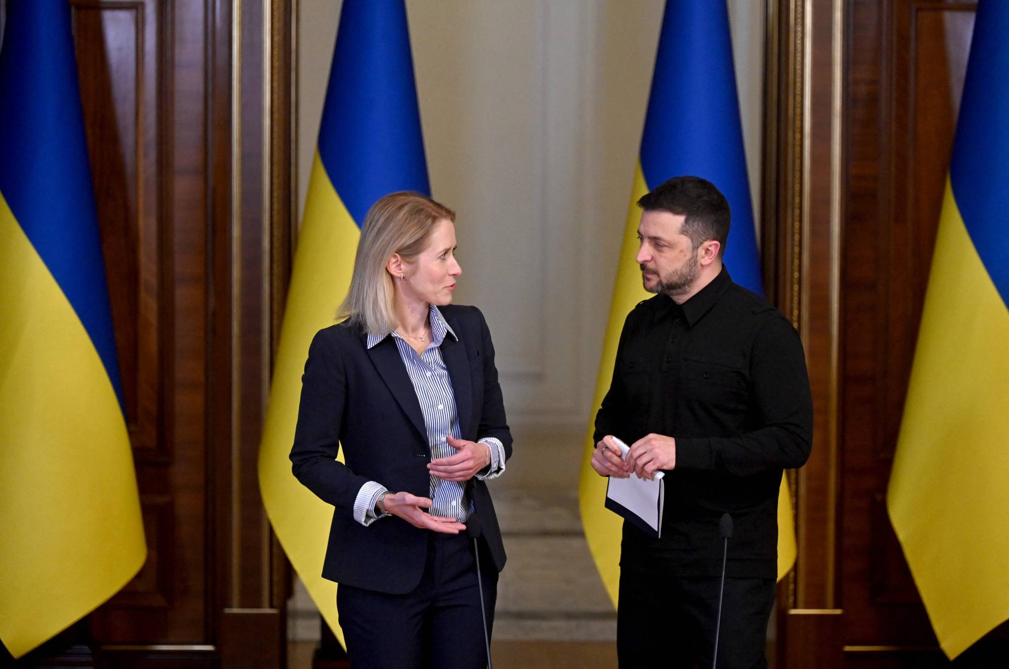 كايا كالاس وفولوديمير زيلينسكي