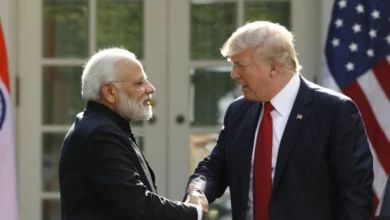 دونالد ترامب وناريندرا مودي