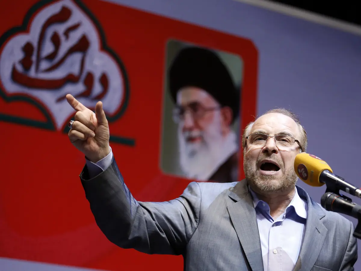 رئيس البرلمان الإيراني محمد باقر قاليباف