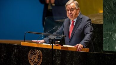 الأمين العام للأمم المتحدة أنطونيو غوتيريش