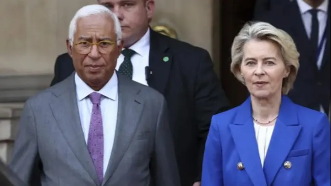 أورسولا فون دير لاين وأنطونيو كوستا