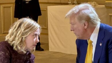 دونالد ترامب وجورجيا ميلوني