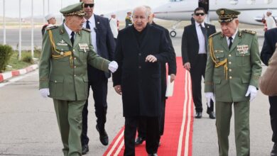 الرئيس الجزائري عبد المجيد تبون