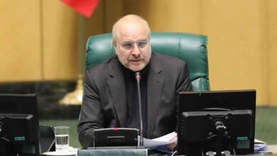 رئيس البرلمان الإيراني محمد باقر قاليباف