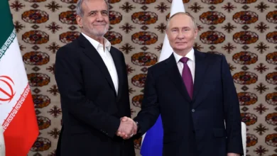 فلاديمير بوتين ومسعود بزشكيان