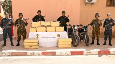 إحباط محاولة إدخال كميات من المخدرات قادمة من المغرب