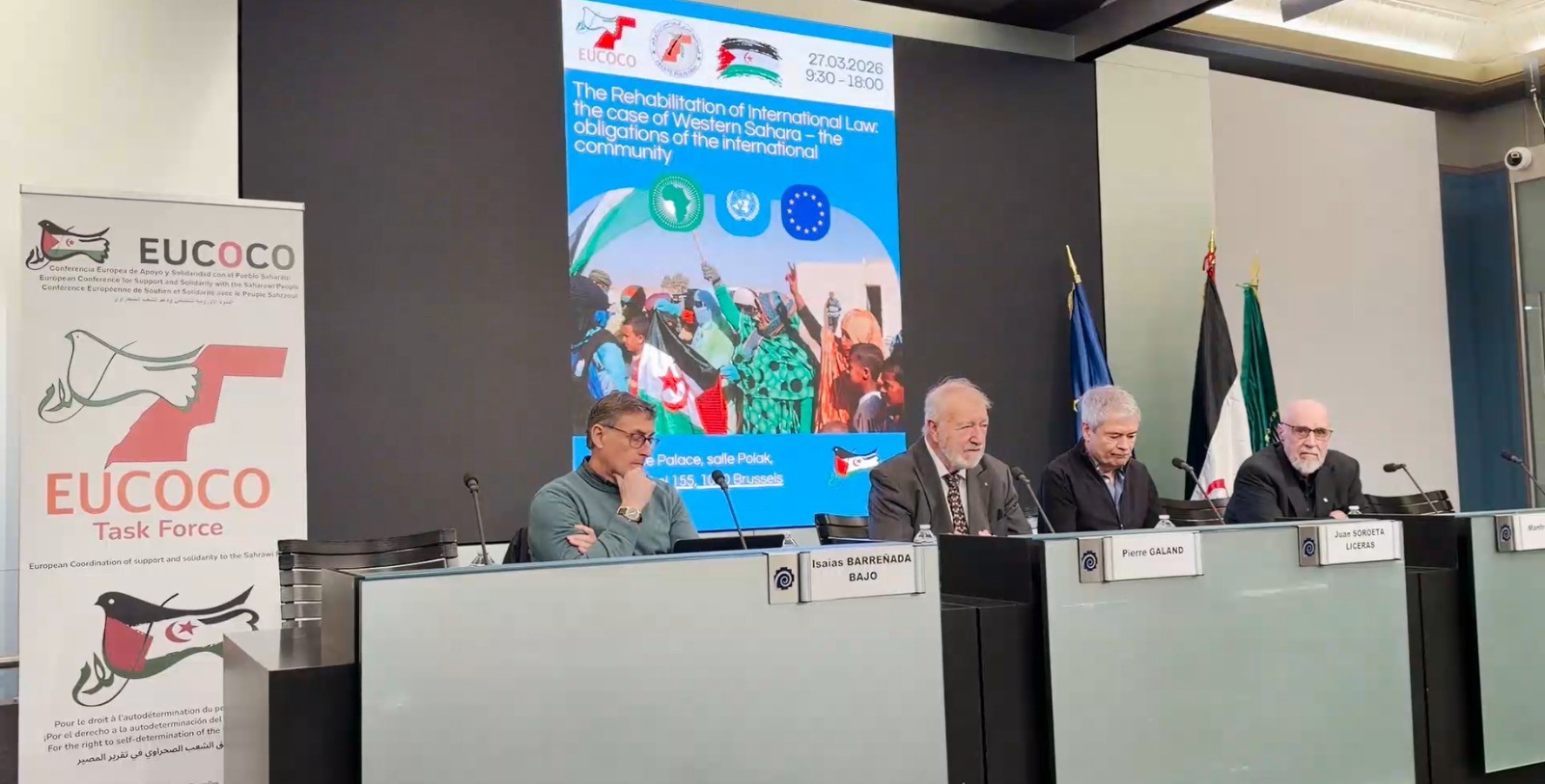 الندوة الدولية حول "رد الاعتبار للقانون الدولي: حالة الصحراء الغربية وواجبات المجتمع الدولي"