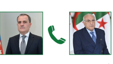 محادثة هاتفية بين وزيرا خارجية الجزائر وأذربيجان