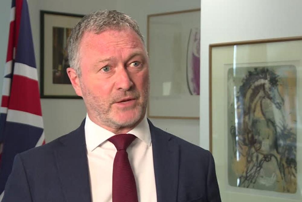 وزير الإسكان البريطاني ستيف ريد