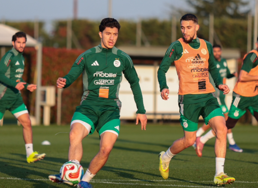 منتخب الجزائر يخوض ثاني حصة تدريبية بإيطاليا تحسبا لمواجهة غواتيمالا