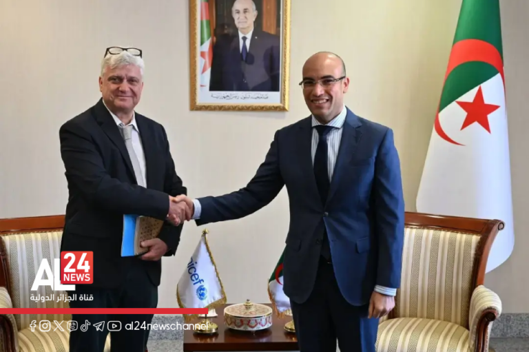 Chaib reçoit le directeur régional de l’UNICEF pour la région MENA ...