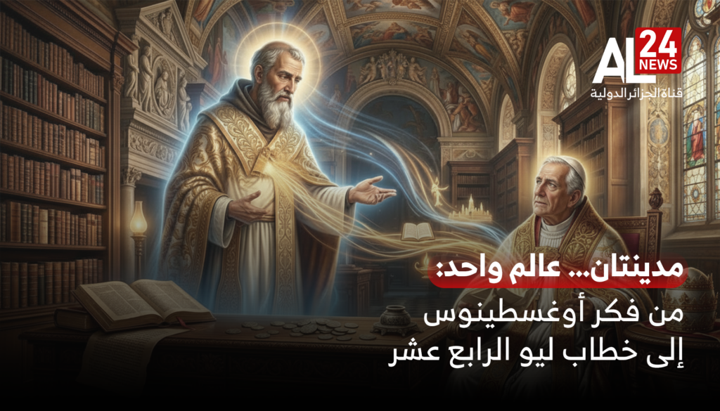 مدينتان… عالم واحد: من فكر أوغسطينوس إلى خطاب ليو الرابع عشر
