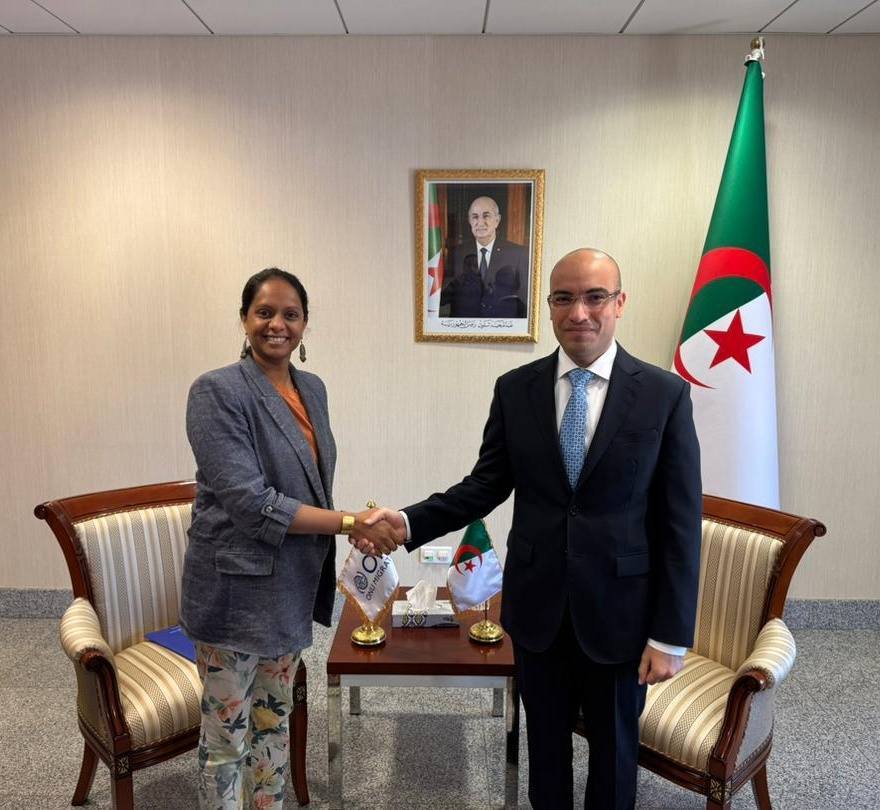 شايب يستقبل رئيسة بعثة المنظمة الدولية للهجرة بالجزائر
