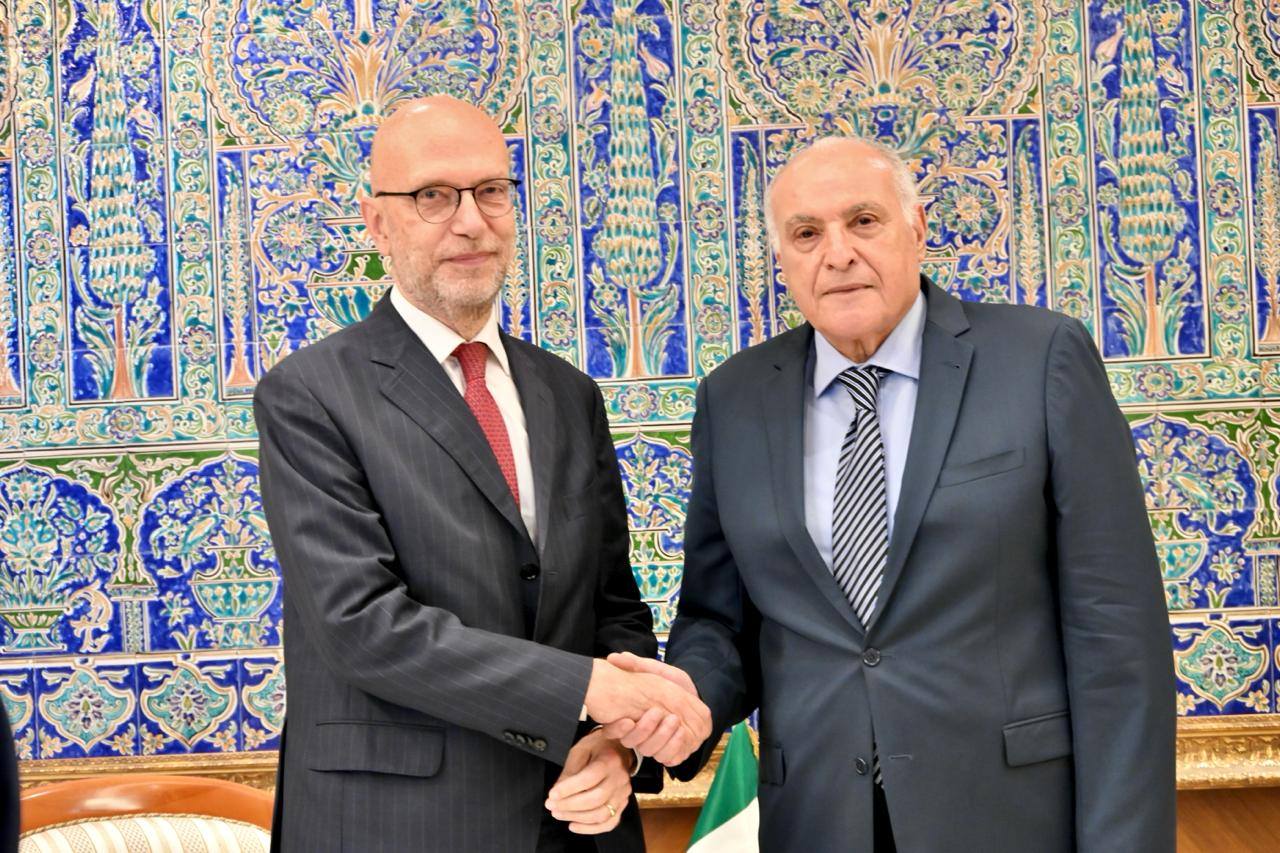 وزير الخارجية الجزائري يستقبل سفير إيطاليا