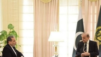 محادثات بين عباس عراقجي وشهباز شريف