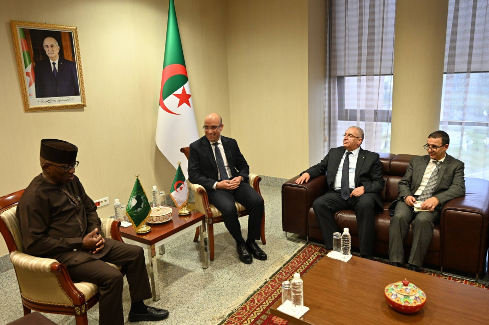 Chaib reçoit Commissaire aux affaires politiques à la paix et à la sécurité UA