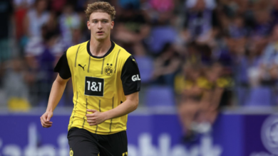 نادي دورتموند يمدد تعاقده مع المدافع الجزائري بن قارة إلياس لغاية 2029