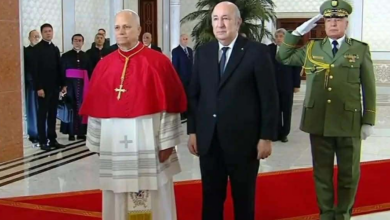 الرئيس الجزائري يستقبل البابا ليون الرابع عشر