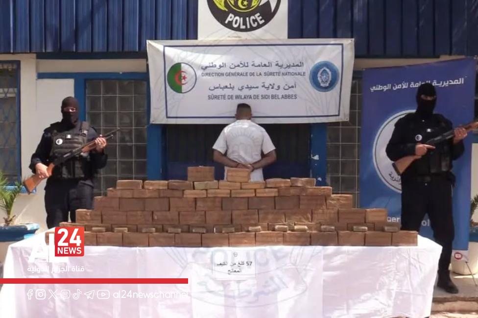 Algérie quintal kif traité Béchar Sidi Bel-Abbès Maroc