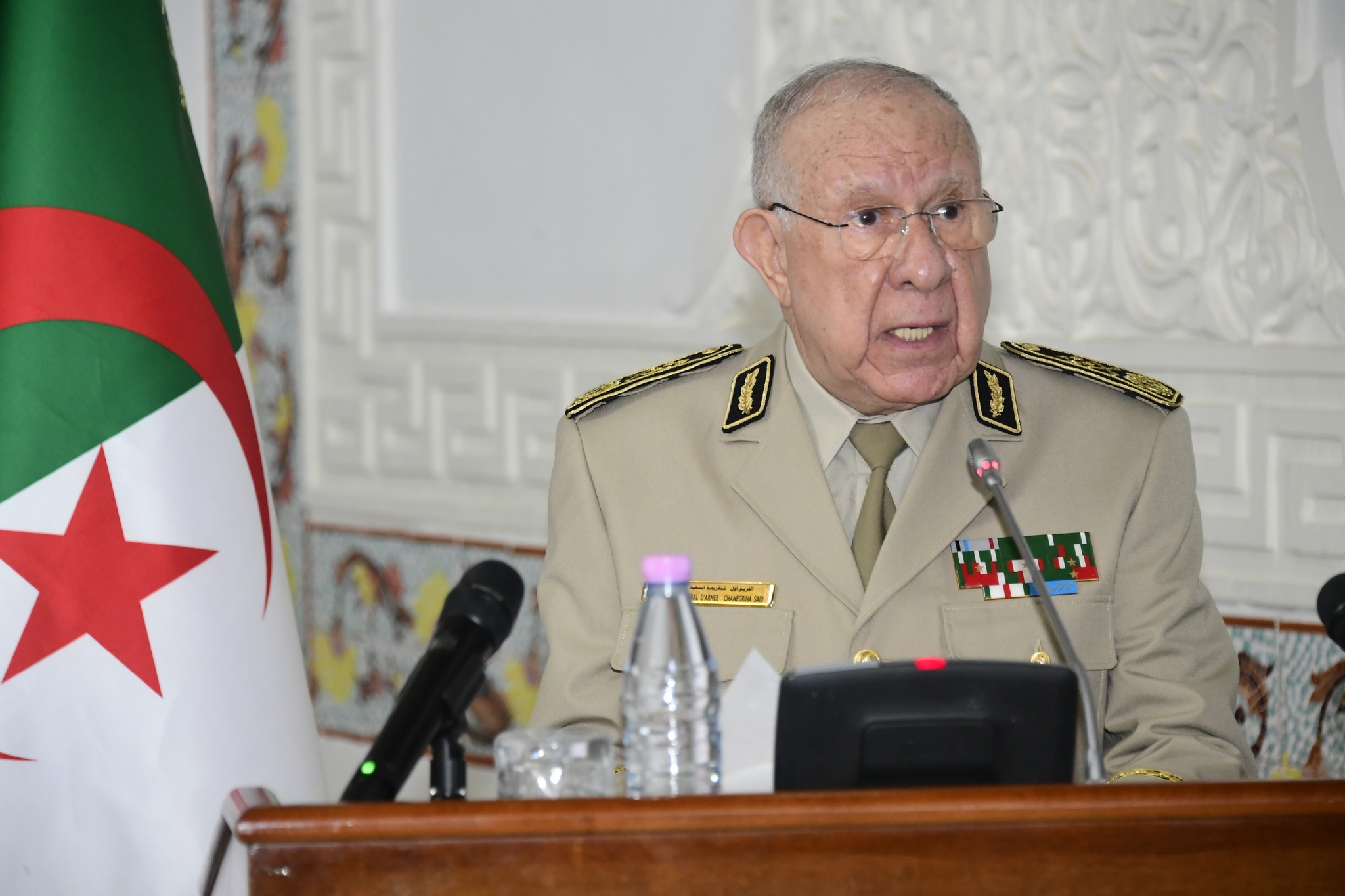 الفريق أول السعيد شنقريحة الوزير المنتدب لدى وزير الدفاع الوطني، رئيس أركان الجيش الوطني الشعبي الجزائري