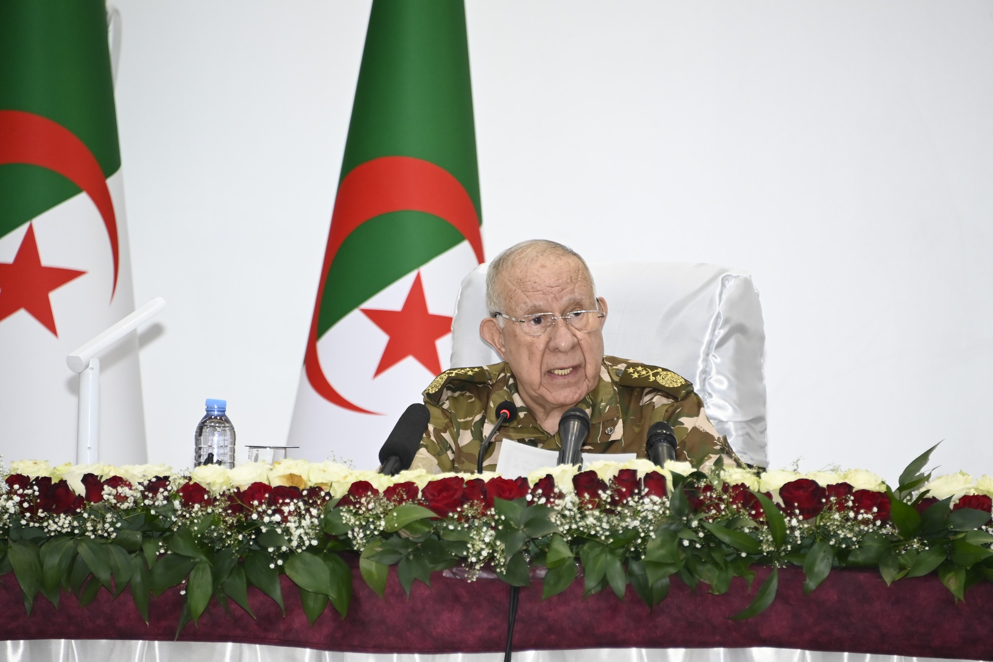 الفريق أول السعيد شنقريحة الوزير المنتدب لدى وزير الدفاع الوطني رئيس أركان الجيش الوطني الشعبي الجزائري