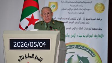الفريق أول السعيد شنڨريحة الوزير المنتدب لدى وزير الدفاع الجزائري رئيس أركان الجيش الوطني الشعبي