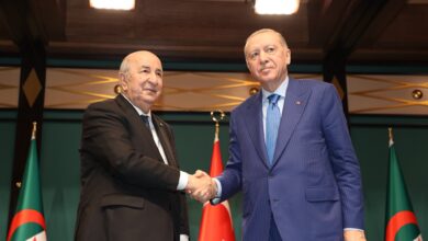الرئيس الجزائري عبد المجيد تبون والرئيس التركي رجب طيب أردوغان