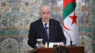 الرئيس الجزائري عبد المجيد تبون