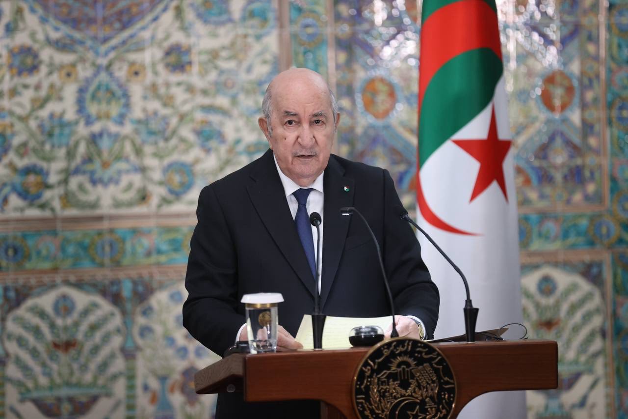 الرئيس الجزائري عبد المجيد تبون