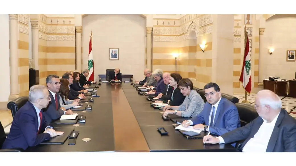اجتماع مجلس الوزراء في لبنان
